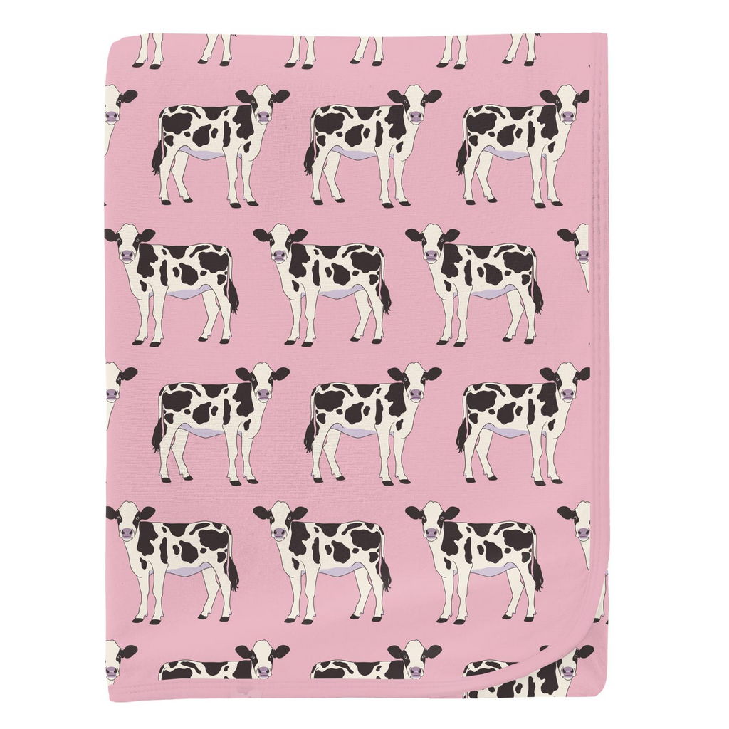 Kickee Pants Swaddle Blanket - Cake Pop Cows