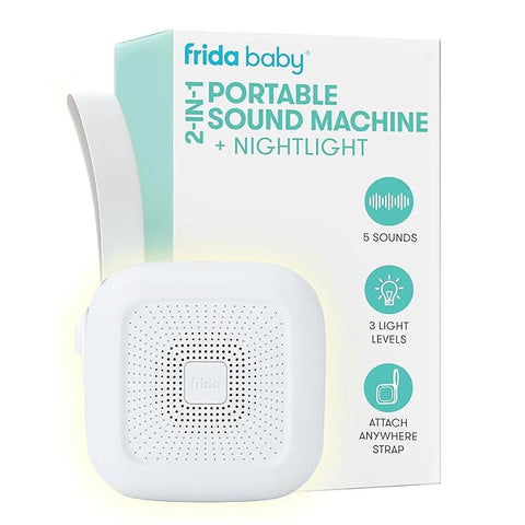 2-in-1 Portnbale Sound Machine + Nightlight by BabyFrida