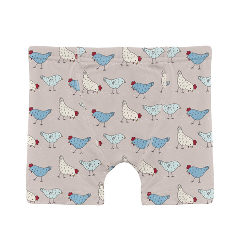 Kickee Pants Toddler Boxers - Latte Chickens