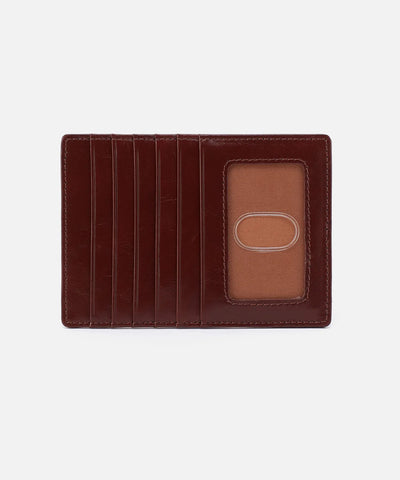 Hobo Euro Slide Card Case - Chocolate