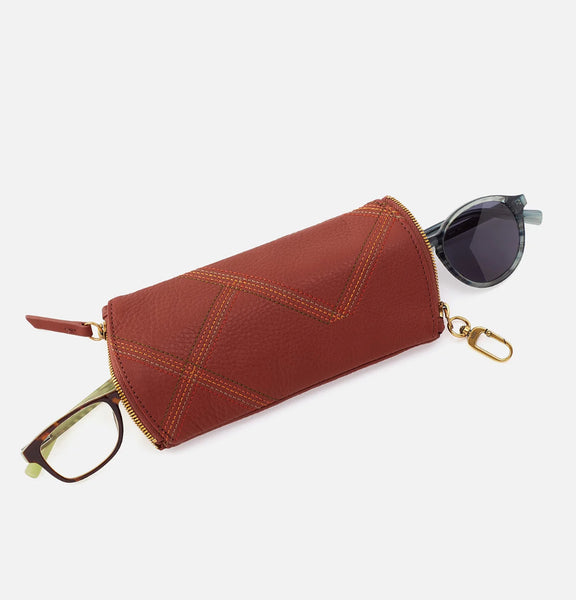 Hobo Spark Double Eyeglass Case - Rust