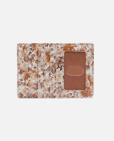 Hobo Euro Slide Card Case - Sepia Bloom