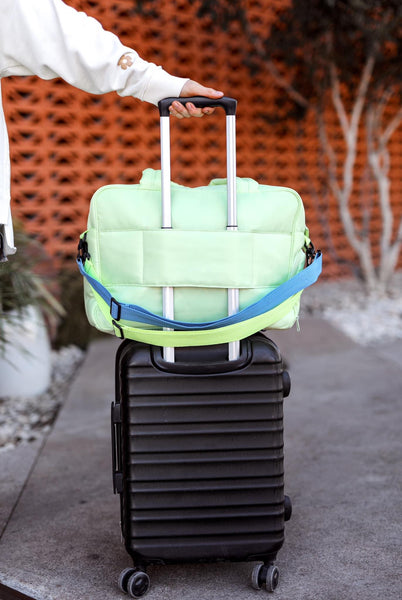 Puffer Quilted Duffle - Eletric Lime