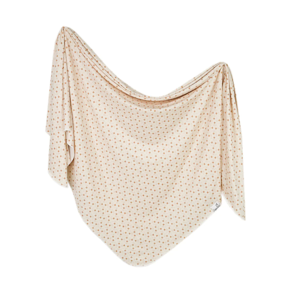 Copper Pearl Swaddle Blanket in Hunnie